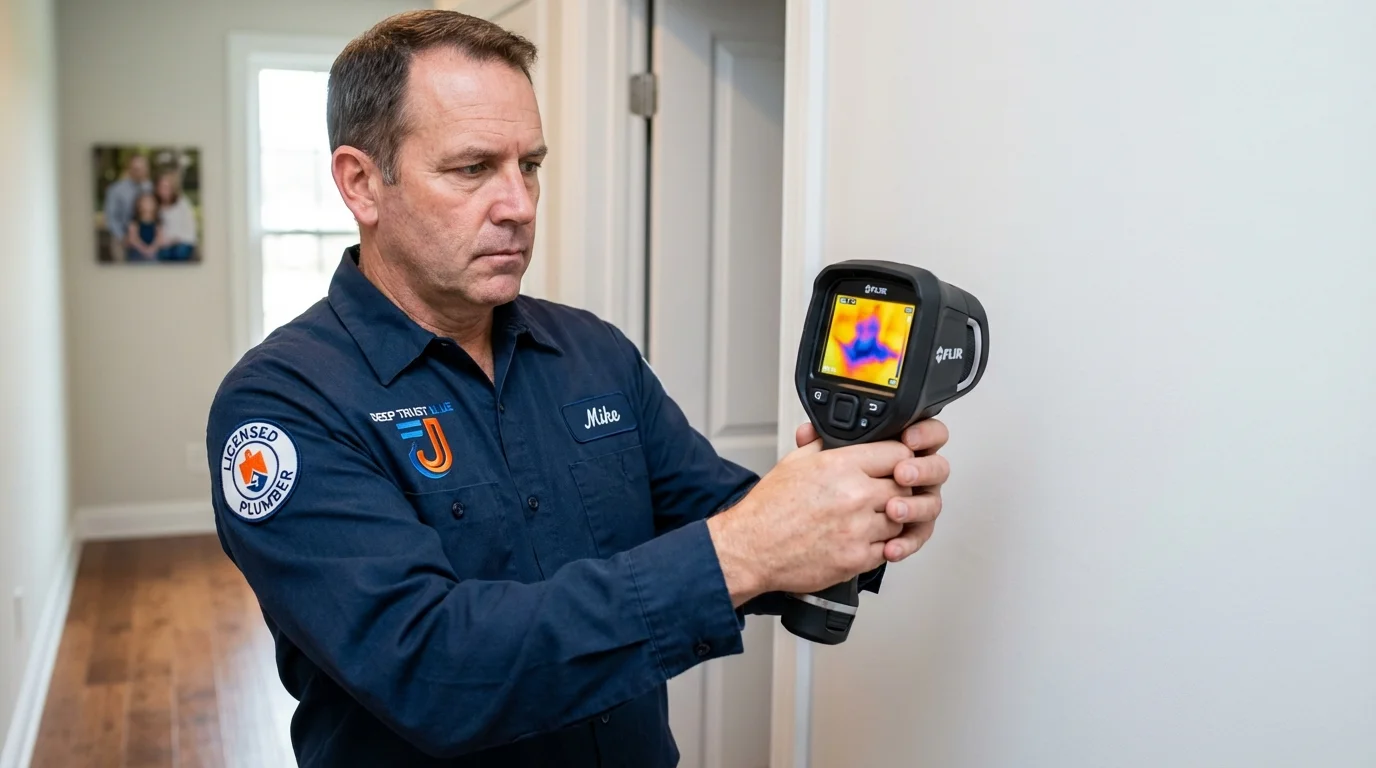 Thermal imaging leak detection by Johns Plumbing LLC in Trumann